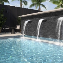 SLATE - 6X24, BLACK STK, HONED